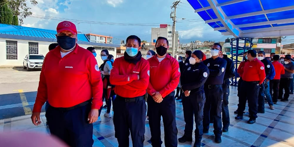 Vacunación Del Personal del Cuerpo de Bomberos del Cantón Chambo