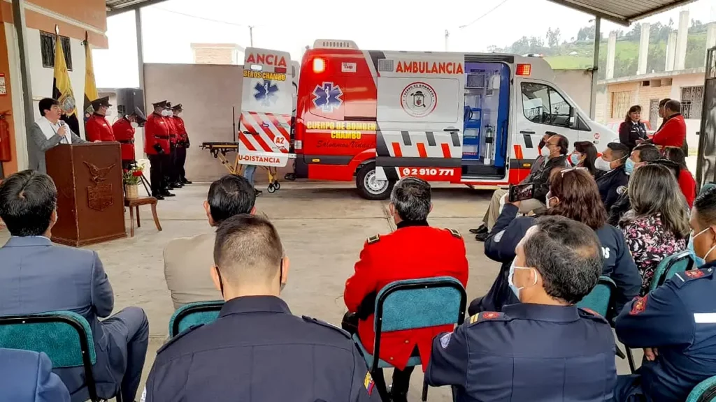 Nueva Ambulancia, para Chambo y sus comunidades.